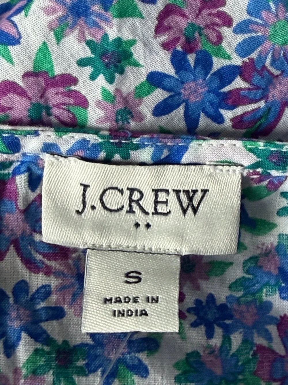 NEW J. Crew White Floral Tie-Front Beach Mini coverup Dress Small 54972